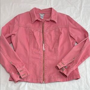 Pink CAbi denim jacket